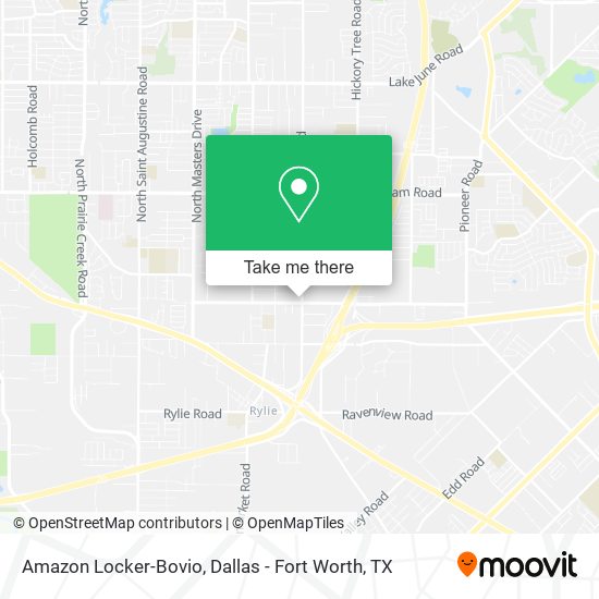 Amazon Locker-Bovio map