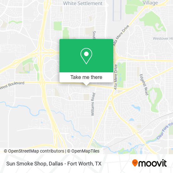 Sun Smoke Shop map