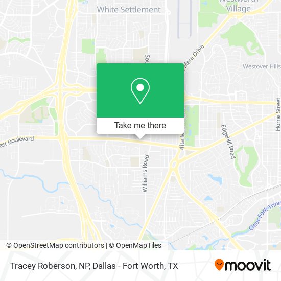 Tracey Roberson, NP map