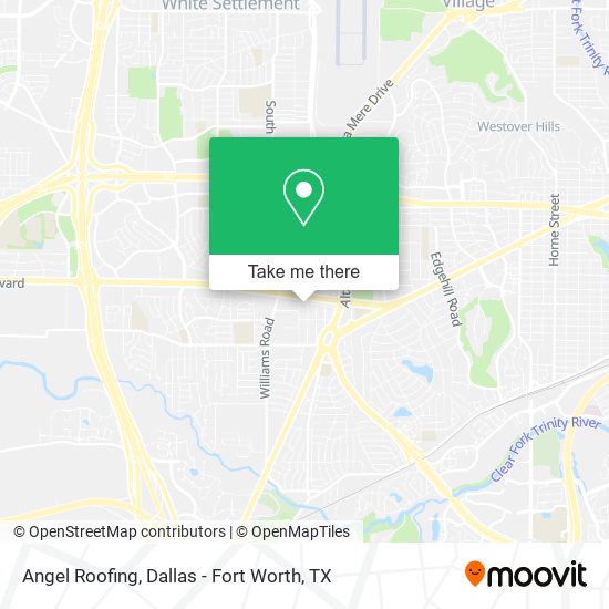 Angel Roofing map