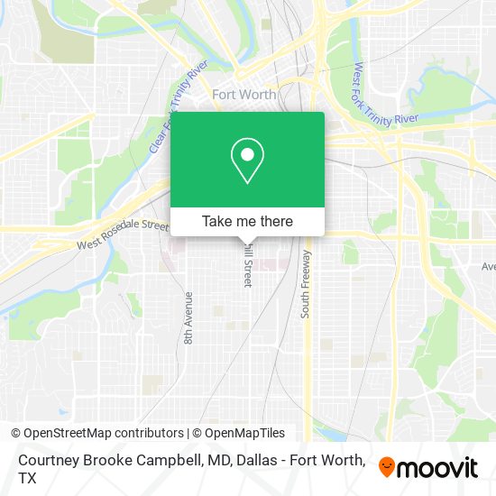 Courtney Brooke Campbell, MD map