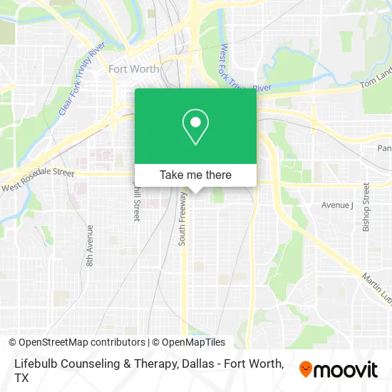 Lifebulb Counseling & Therapy map