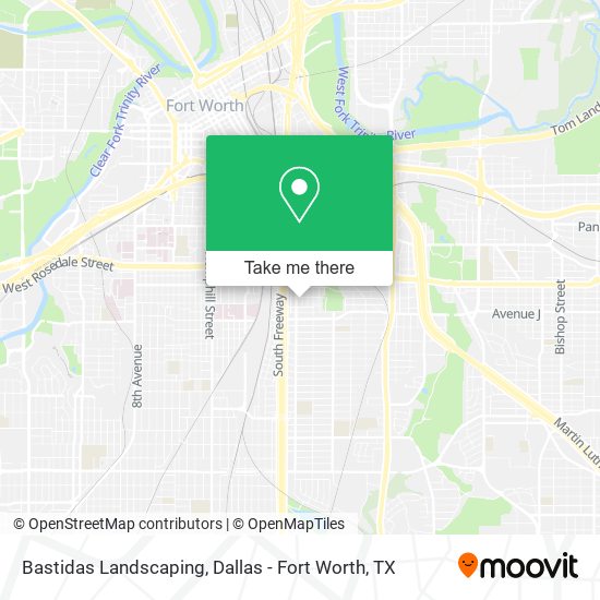 Bastidas Landscaping map