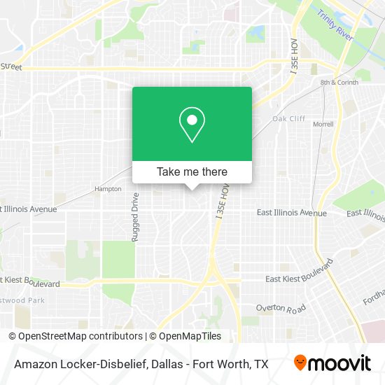 Mapa de Amazon Locker-Disbelief