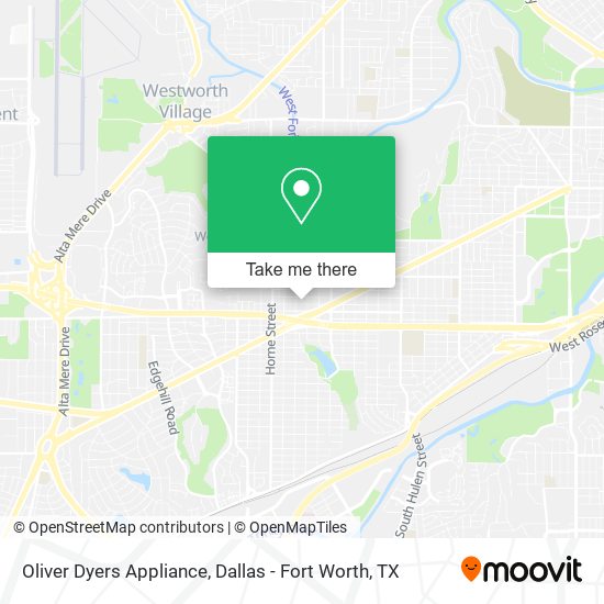 Oliver Dyers Appliance map