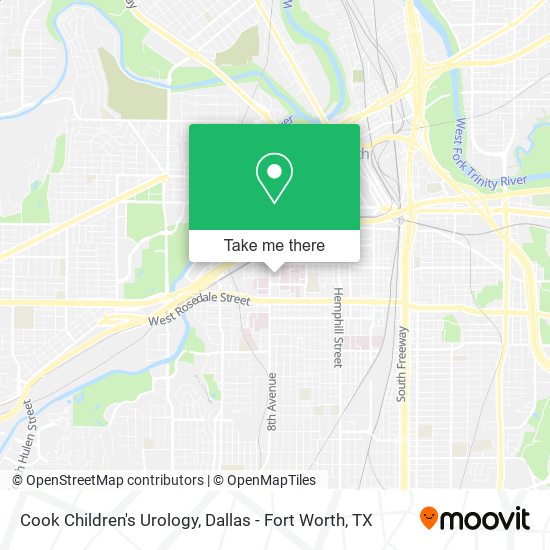 Cook Children's Urology map