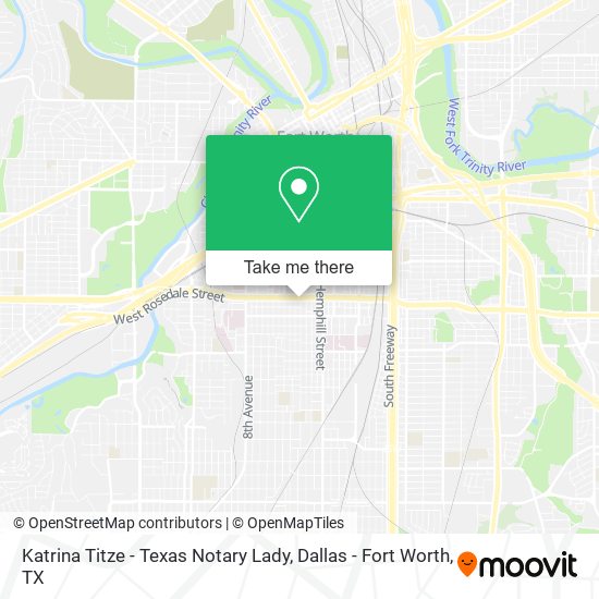 Katrina Titze - Texas Notary Lady map