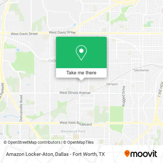 Amazon Locker-Aton map