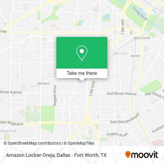 Amazon Locker-Oreja map