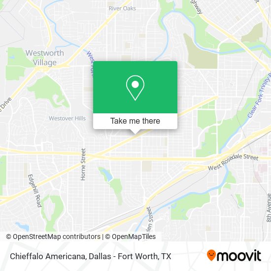 Mapa de Chieffalo Americana