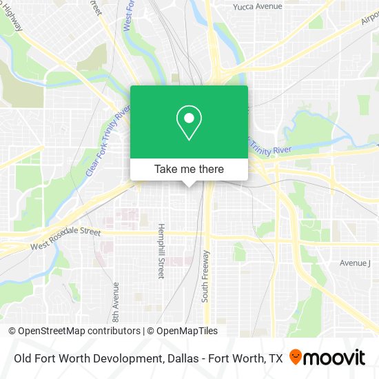 Old Fort Worth Devolopment map