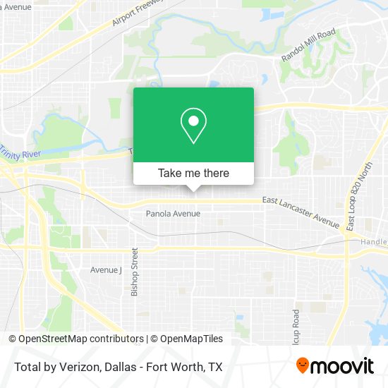 Total by Verizon map