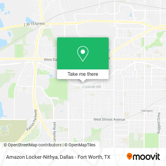 Mapa de Amazon Locker-Nithya