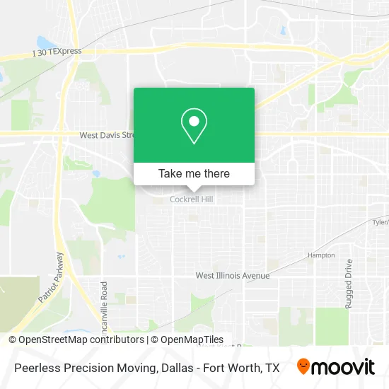 Peerless Precision Moving map