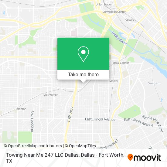 Mapa de Towing Near Me 247 LLC Dallas