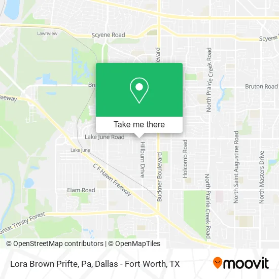 Mapa de Lora Brown Prifte, Pa