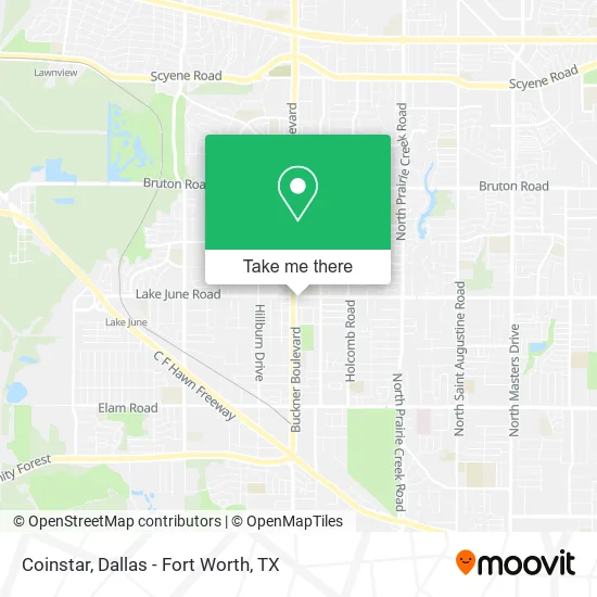 Coinstar map