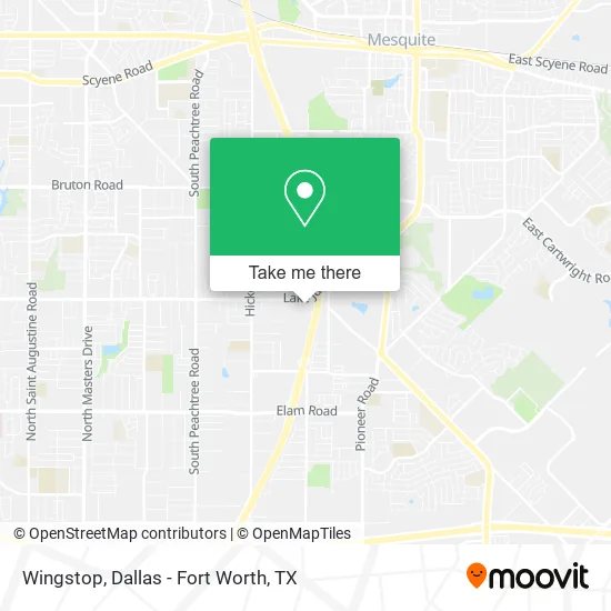 Wingstop map