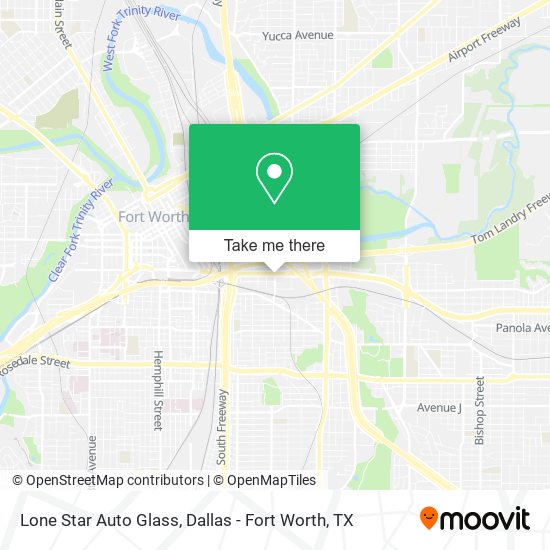 Lone Star Auto Glass map