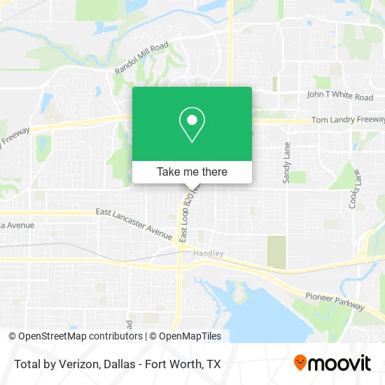 Total by Verizon map