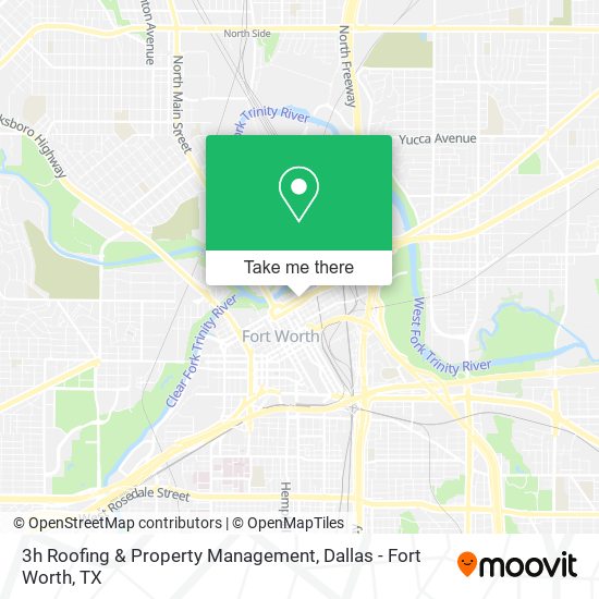 3h Roofing & Property Management map