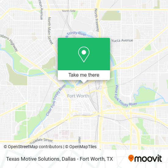 Texas Motive Solutions map