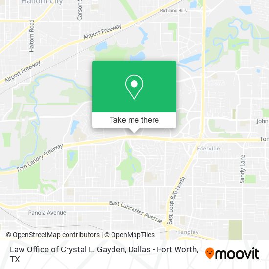 Law Office of Crystal L. Gayden map