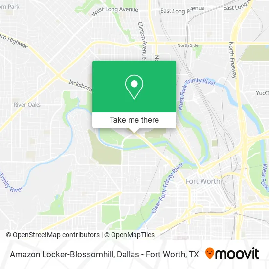 Amazon Locker-Blossomhill map