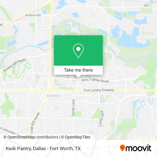 Mapa de Kwik Pantry