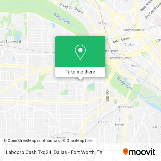 Labcorp Cash Txq24 map