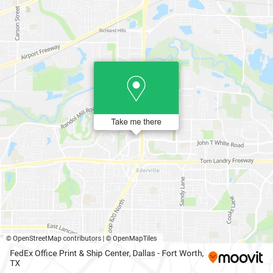 FedEx Office Print & Ship Center map