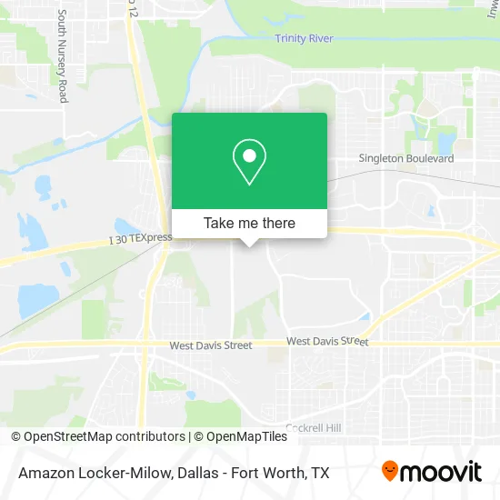 Amazon Locker-Milow map
