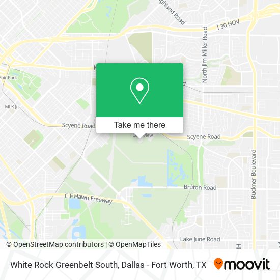 White Rock Greenbelt South map