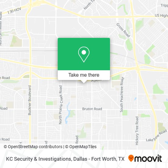 KC Security & Investigations map