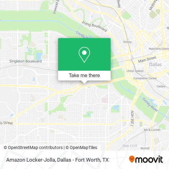 Mapa de Amazon Locker-Jolla