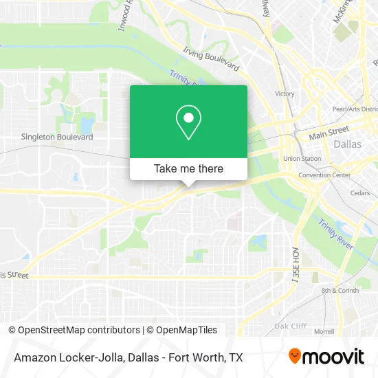 Amazon Locker-Jolla map
