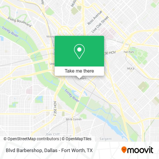 Blvd Barbershop map