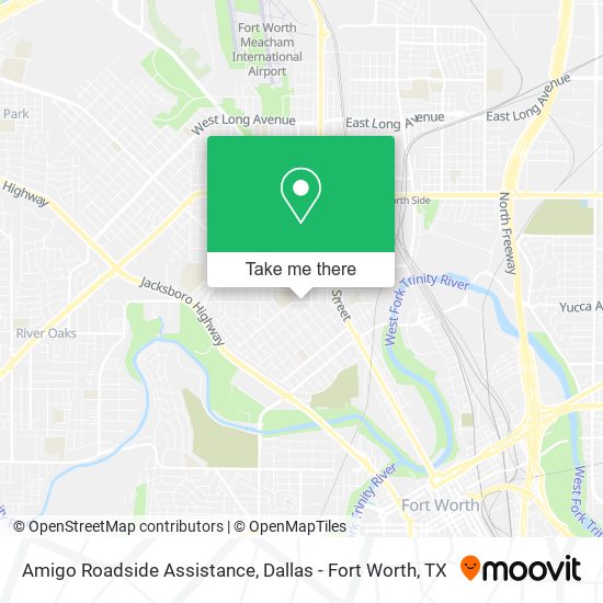 Mapa de Amigo Roadside Assistance