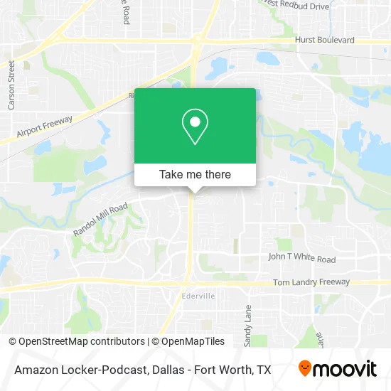 Amazon Locker-Podcast map