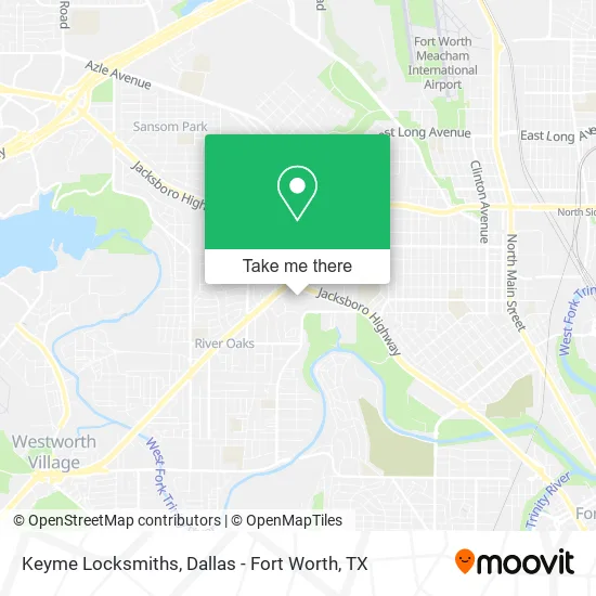 Keyme Locksmiths map