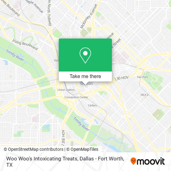 Woo Woo's Intoxicating Treats map