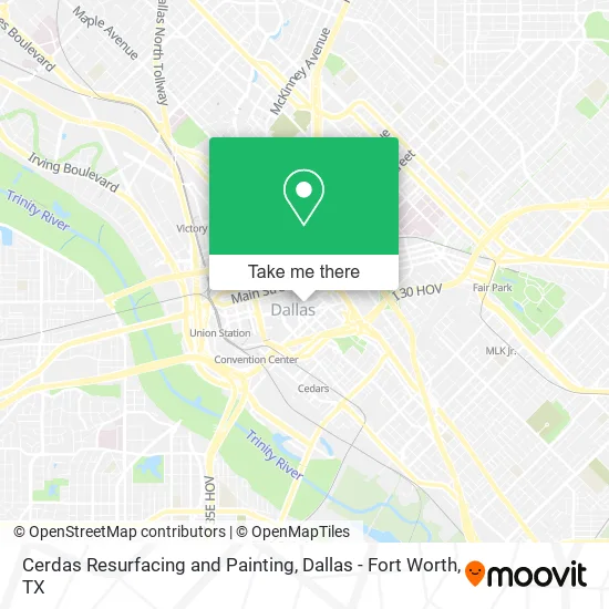 Cerdas Resurfacing and Painting map