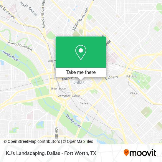 KJ's Landscaping map