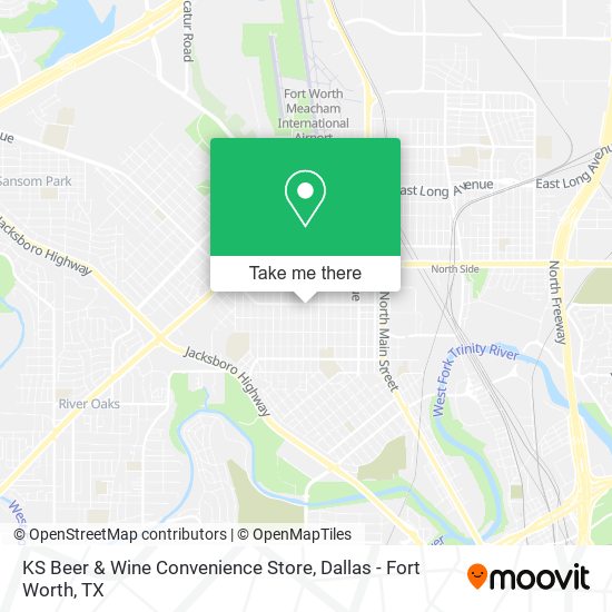 KS Beer & Wine Convenience Store map