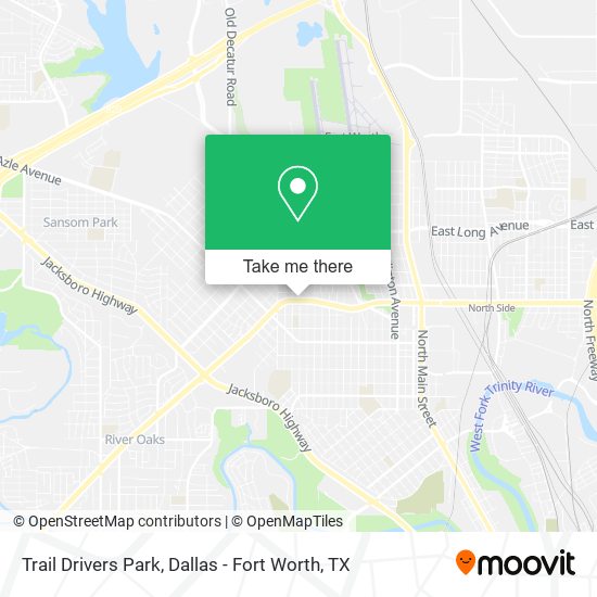 Trail Drivers Park map