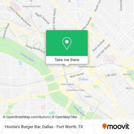 Hootie's Burger Bar map