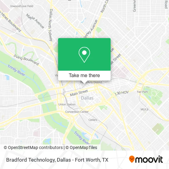 Bradford Technology map