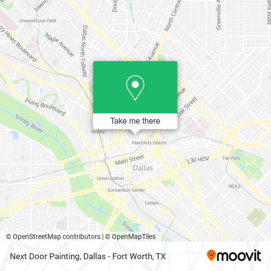 Next Door Painting map