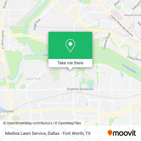 Medina Lawn Service map