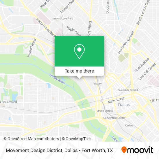 Mapa de Movement Design District